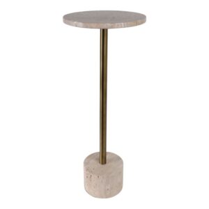LEOMORE GOLD ACCENT TABLE 27 (IN)