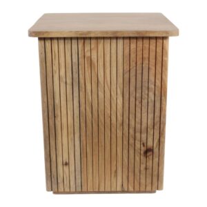 LOCHROSE BROWN TABLE 20 (IN)