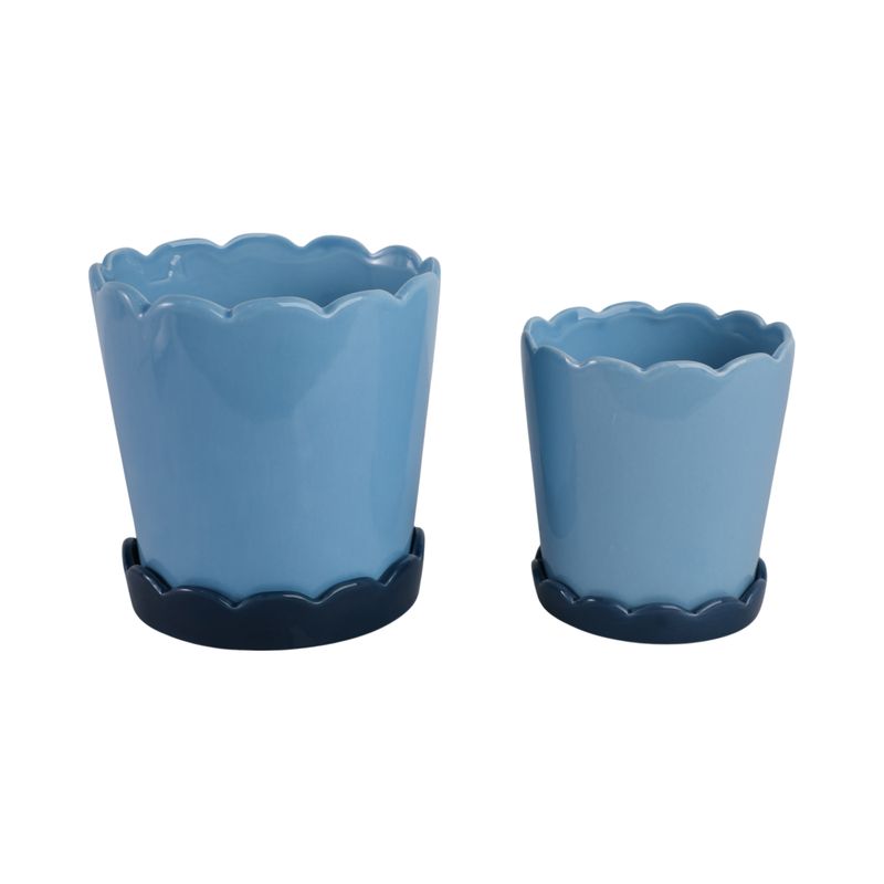PALMERMORE SET OF 2 BLUE PLANTER 8 (IN) - Imagen 5