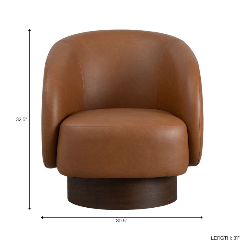 LEOWICK BROWN CHAIR 33 (IN) - Imagen 6