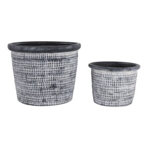 KENDALLWICK SET OF 2 BLUE PLANTER 9 (IN)