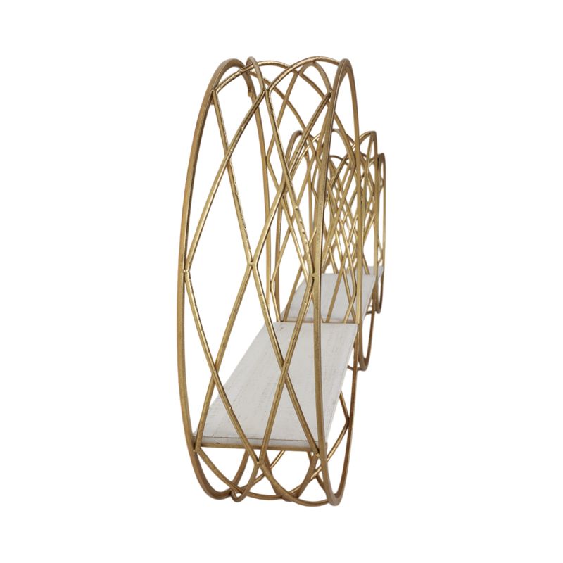 HAMPTONMORE SET OF 3 WHITE WALL SHELF 6 (IN) - Imagen 4