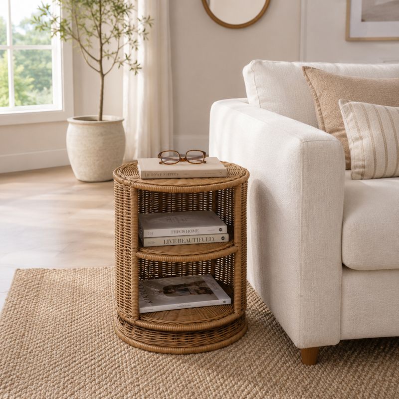 DRAKETON TAN TABLE 20 (IN) - Imagen 2