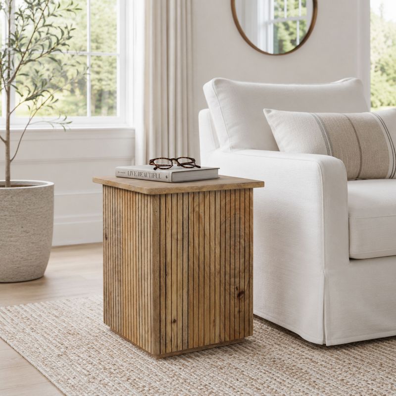 LOCHROSE BROWN TABLE 20 (IN) - Imagen 2