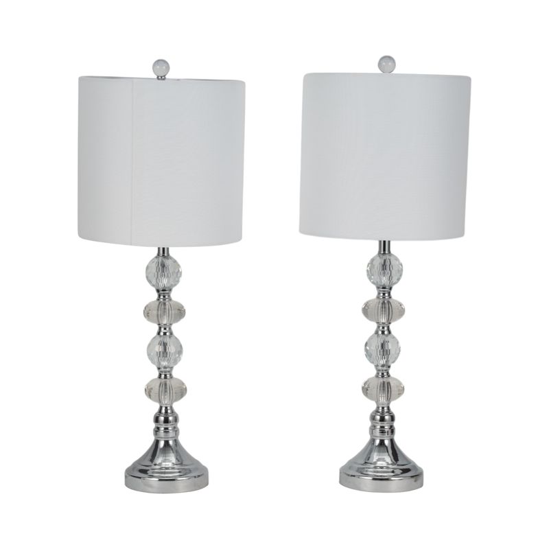 FRAZIERLAND SET OF 2 SILVER LAMPS 28 (IN) - Imagen 4