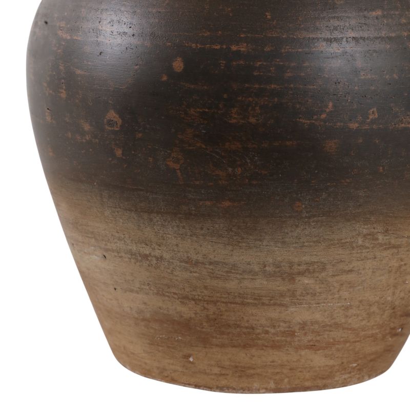 CARLINROSE BROWN VASE 10 (IN) - Imagen 6
