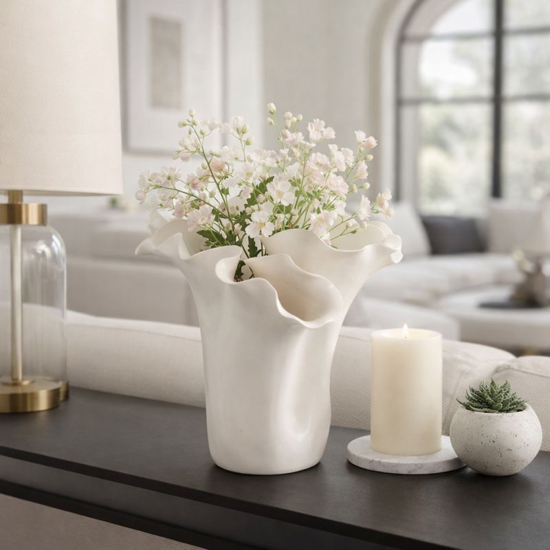 WESTONHOLM WHITE VASE 11 (IN) - Imagen 2
