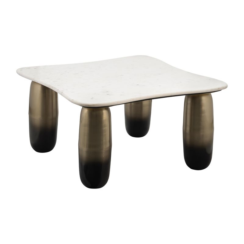 AVAPORT GOLD COFFEE TABLE 16 (IN)