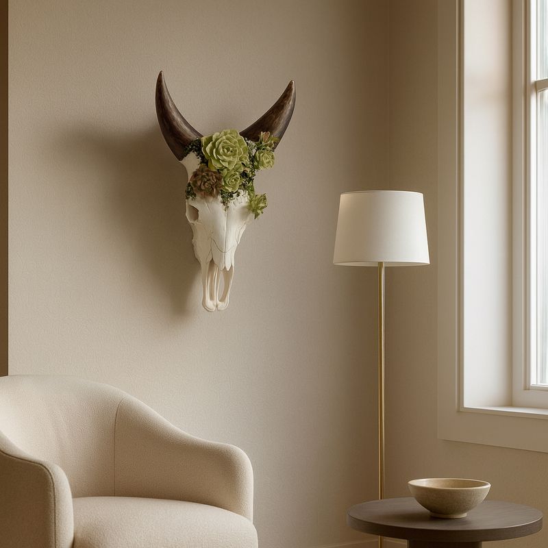 EDGEFORD IVORY WALL SCULPTURE 18 (IN) - Imagen 2