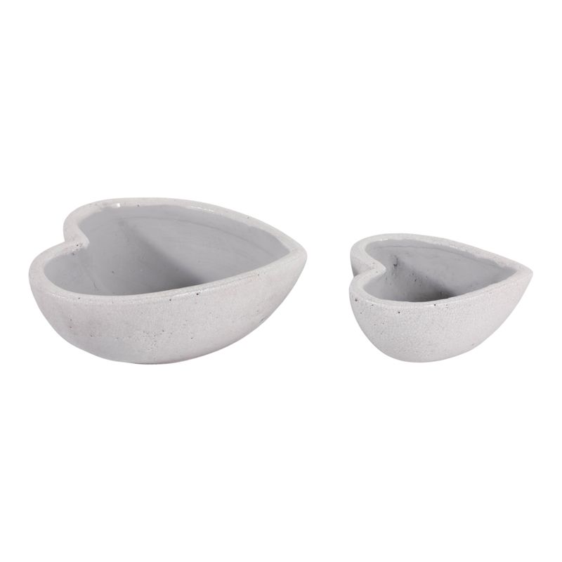 DEVONCLIFF SET OF 2 WHITE PLANTER 4 (IN) - Imagen 6