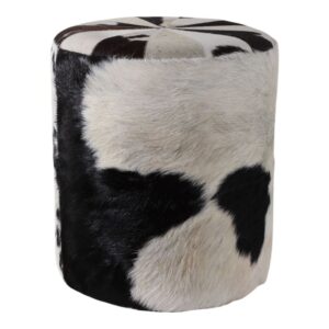 SARAHFORD BLACK OTTOMAN 19 (IN)