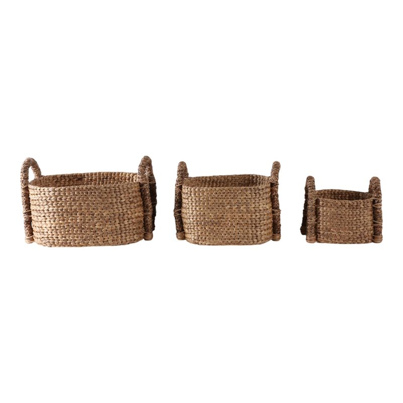 ROSSSIDE SET OF 3 TAN BASKETS 16 (IN) - Imagen 5
