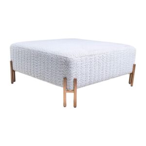 ARNETTPARK BLACK OTTOMAN 18 (IN)