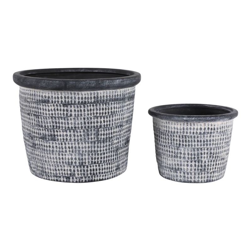 KENDALLWICK SET OF 2 BLUE PLANTER 9 (IN) - Imagen 4
