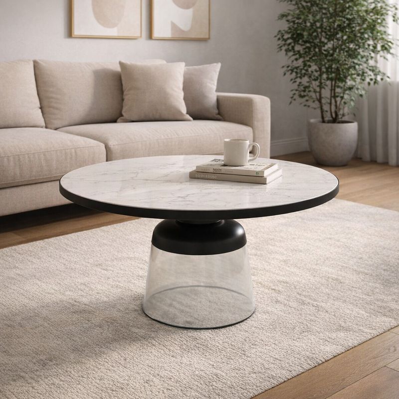 PEARLGROVE CLEAR COFFEE TABLE 17 (IN) - Imagen 2