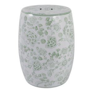 PEYTONWELL GREEN GARDEN STOOL 18 (IN)