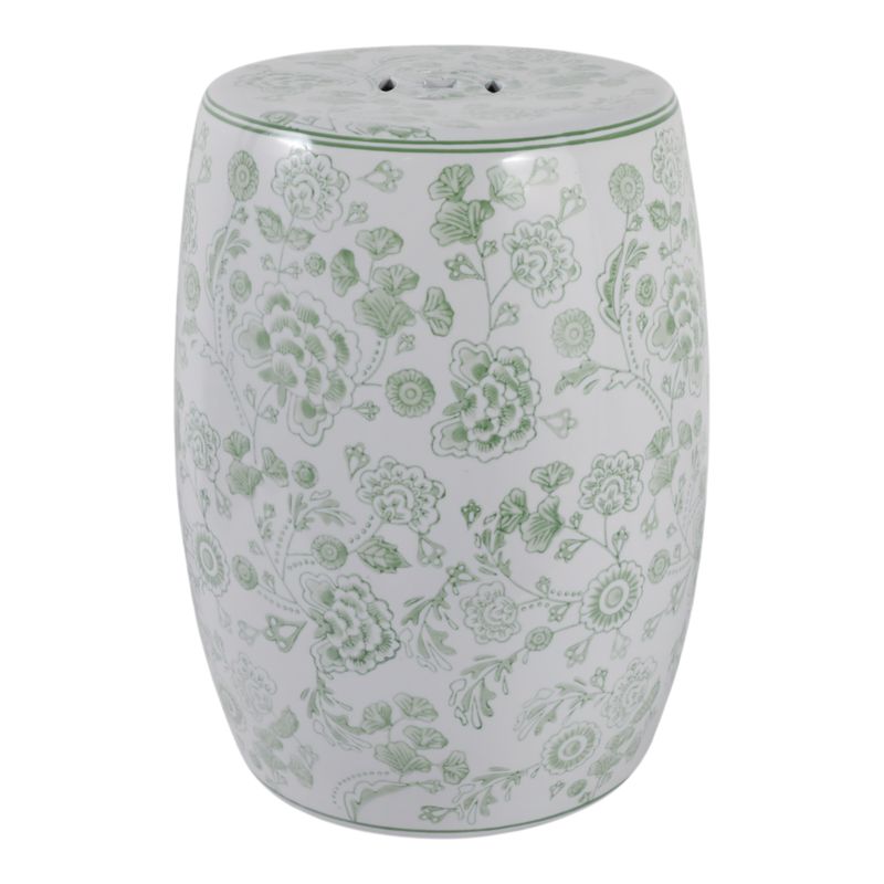 PEYTONWELL GREEN GARDEN STOOL 18 (IN)