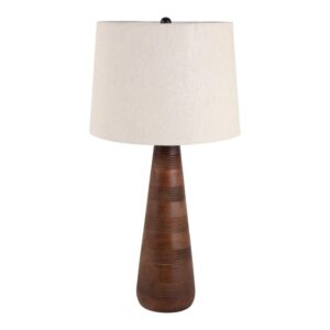 RAFEHAM BROWN LAMP 29 (IN)