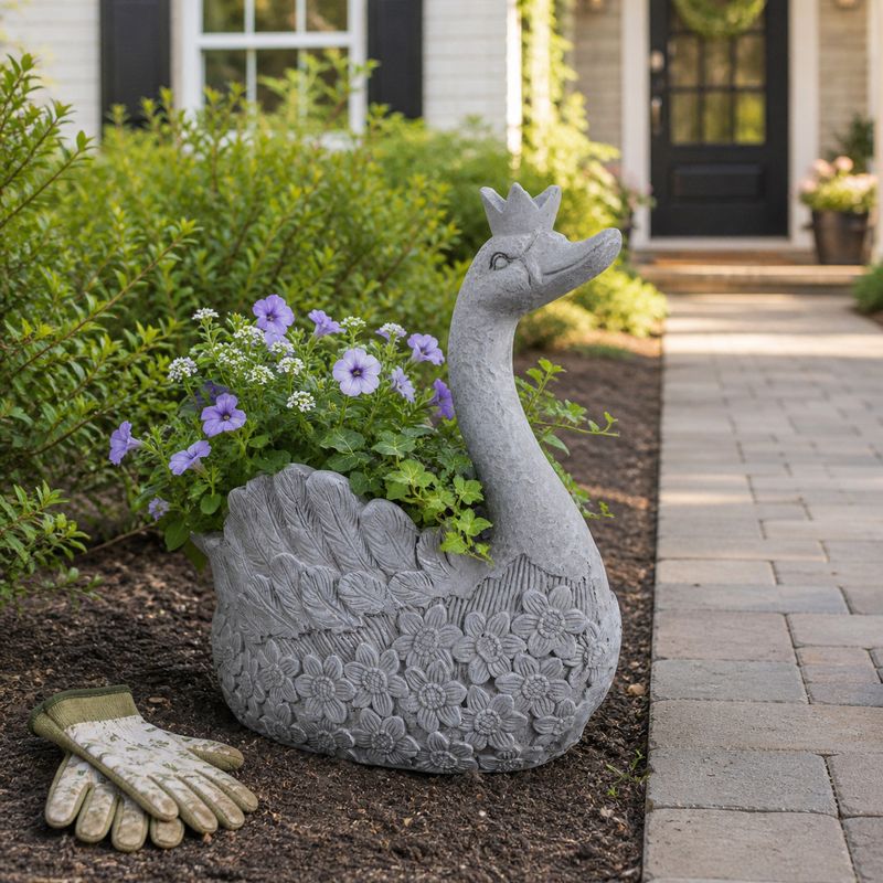 BROGANBROOK GRAY PLANTER 20 (IN) - Imagen 2