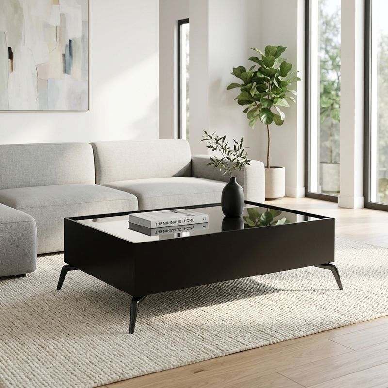DECKERHAM BLACK COFFEE TABLE 16 (IN) - Imagen 2