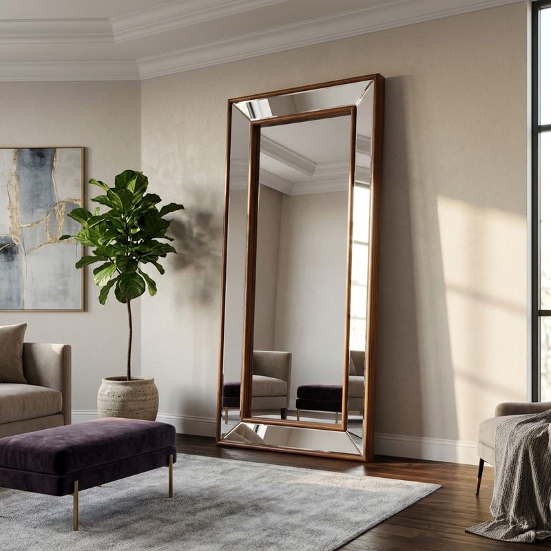 GAVINFIELD BROWN MIRROR 94 (IN) - Imagen 2