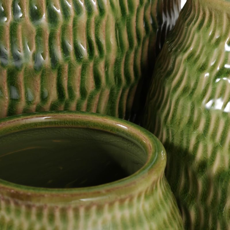 HILTONCLIFF SET OF 3 GREEN PLANTER 11 (IN) - Imagen 6