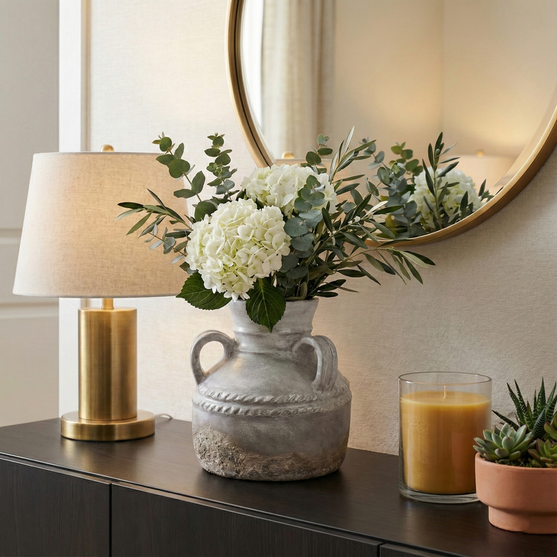 NOELWIND IVORY VASE 13 (IN) - Imagen 2