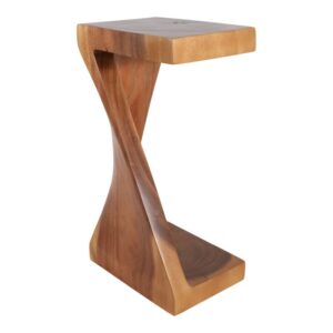 GREERCROSS BROWN TABLE 25 (IN)
