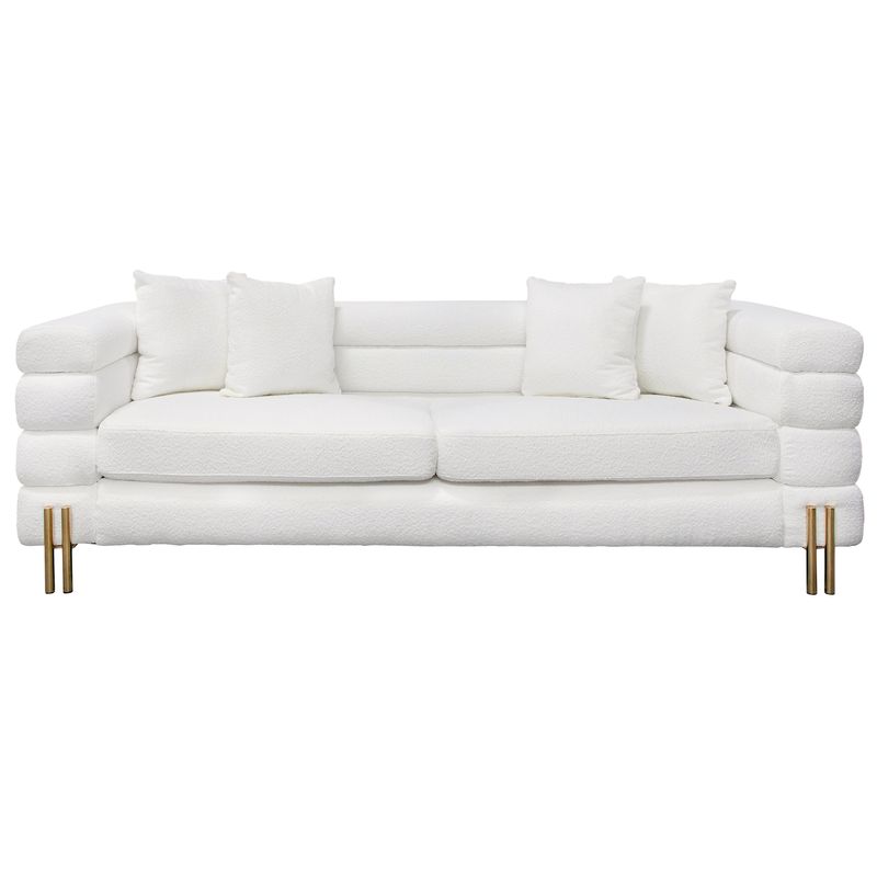 ESSEXRIDGE WHITE SOFA 91 (IN)