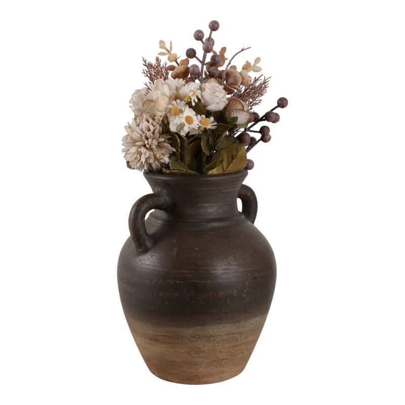 CARLINROSE BROWN VASE 10 (IN) - Imagen 3