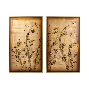 DUFFYVALE SET OF 2 GOLD ART 59 (IN)