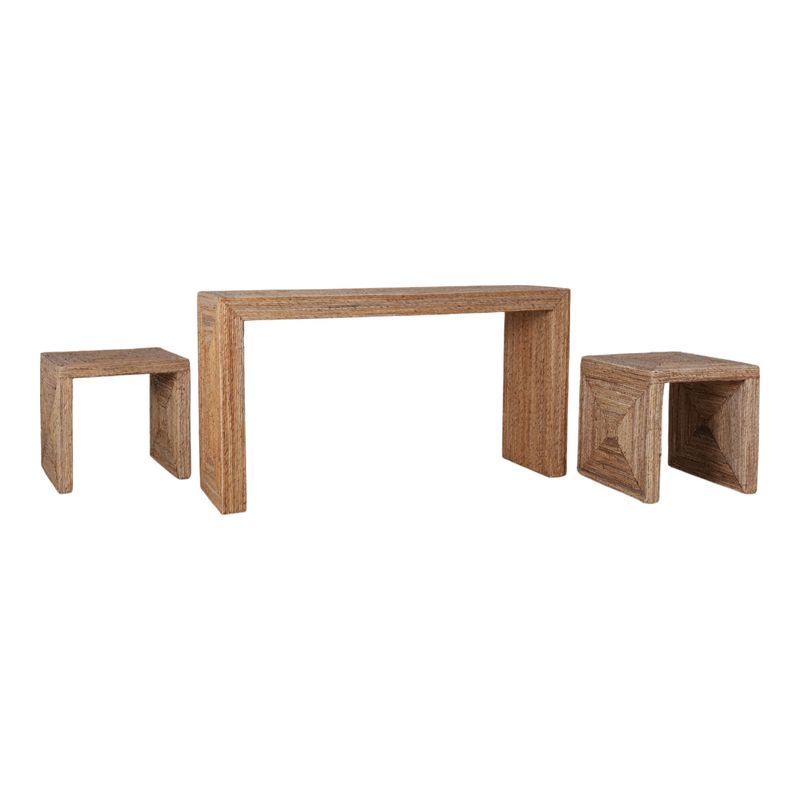 WARRENWORTH SET OF 3 TAN CONSOLES 55 (IN) - Imagen 5