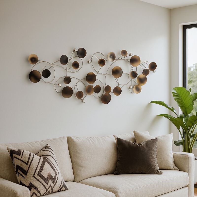 SOLLAKE SILVER METAL WALL 18 (IN) - Imagen 2