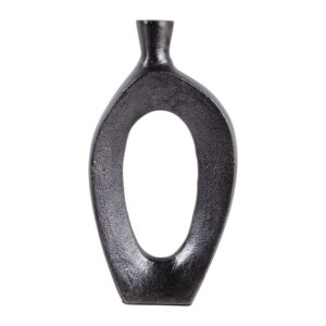 ALBAFORD BLACK VASE 8 (IN)