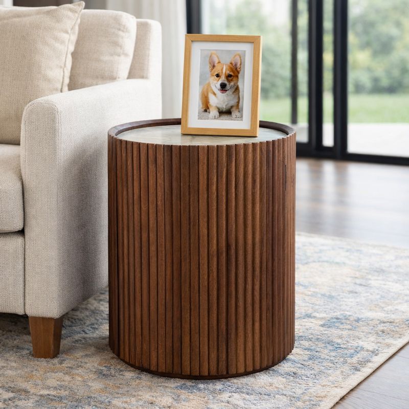 PRESTONPORT BROWN TABLE 20 (IN) - Imagen 2