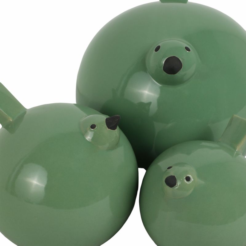 HARKENLEY SET OF 3 GREEN DECOR 7 (IN) - Imagen 6
