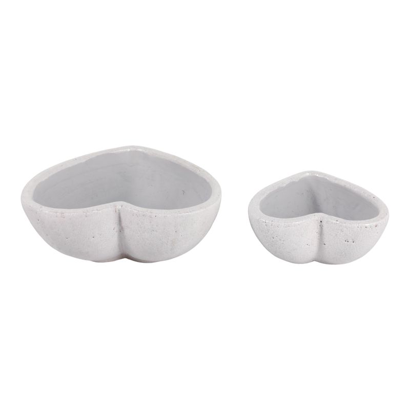 DEVONCLIFF SET OF 2 WHITE PLANTER 4 (IN) - Imagen 5