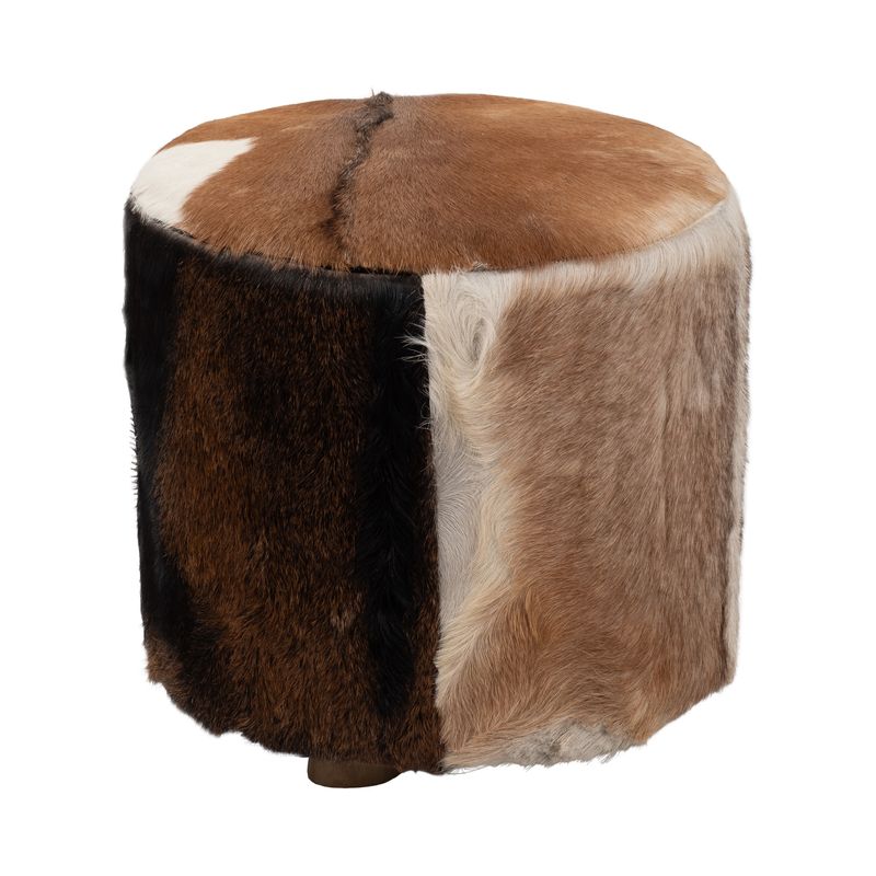 ELMONTHAVEN IVORY OTTOMAN 18 (IN)