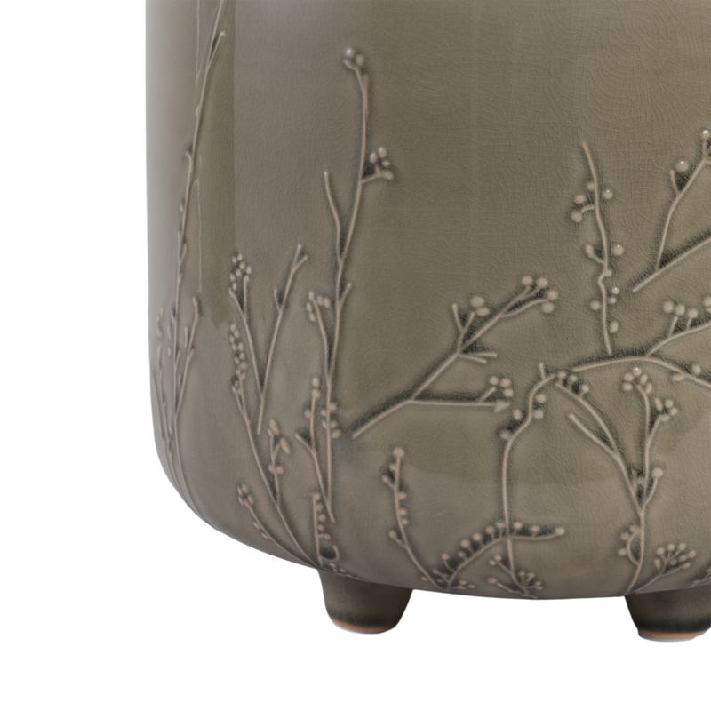 GARNETTHAM SET OF 2 GREEN PLANTER 10 (IN) - Imagen 5