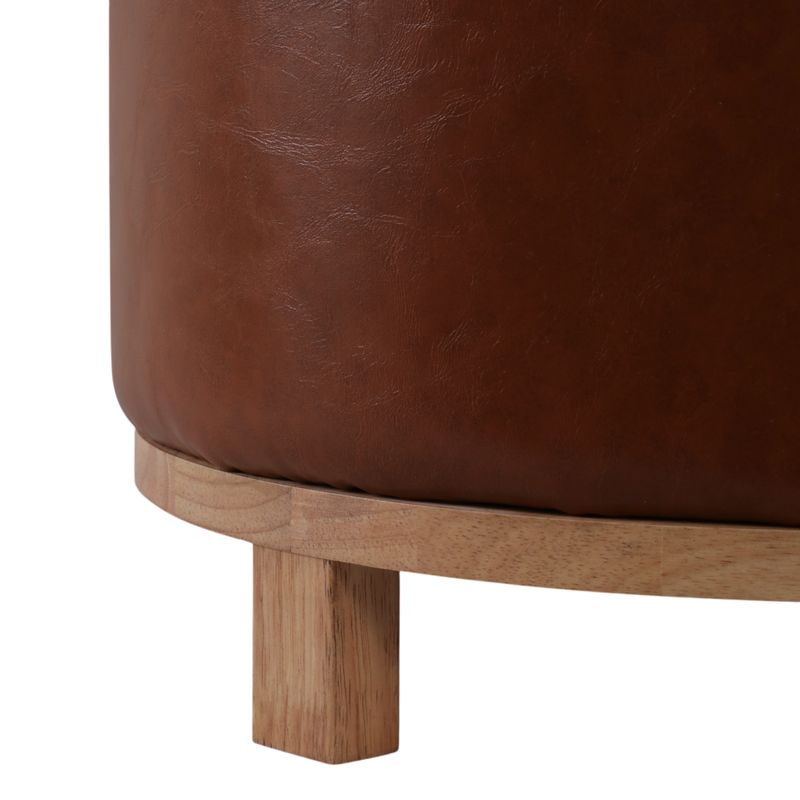 BAYARDGATE BROWN OTTOMAN 18 (IN) - Imagen 6