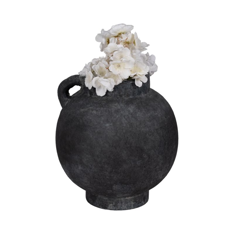 CORBINFORD BLACK VASE 12 (IN) - Imagen 3