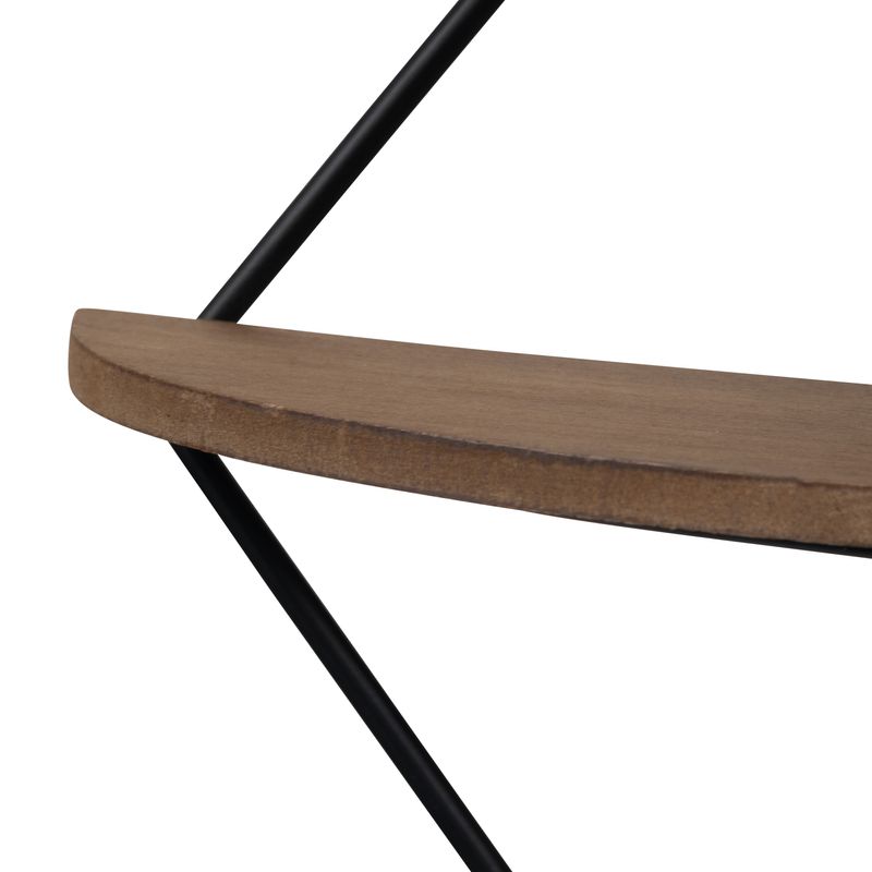 WALTBEACH BROWN WALL SHELF 21 (IN) - Imagen 5