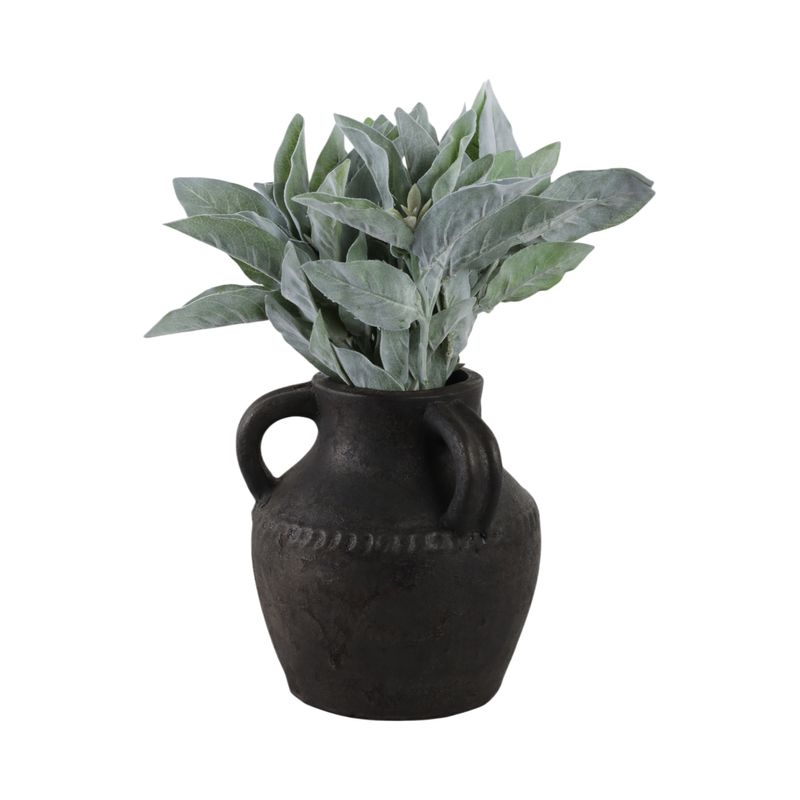 NOELWIND BLACK VASE 10 (IN) - Imagen 3