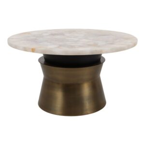 COLVINPORT GOLD COFFEE TABLE 17 (IN)