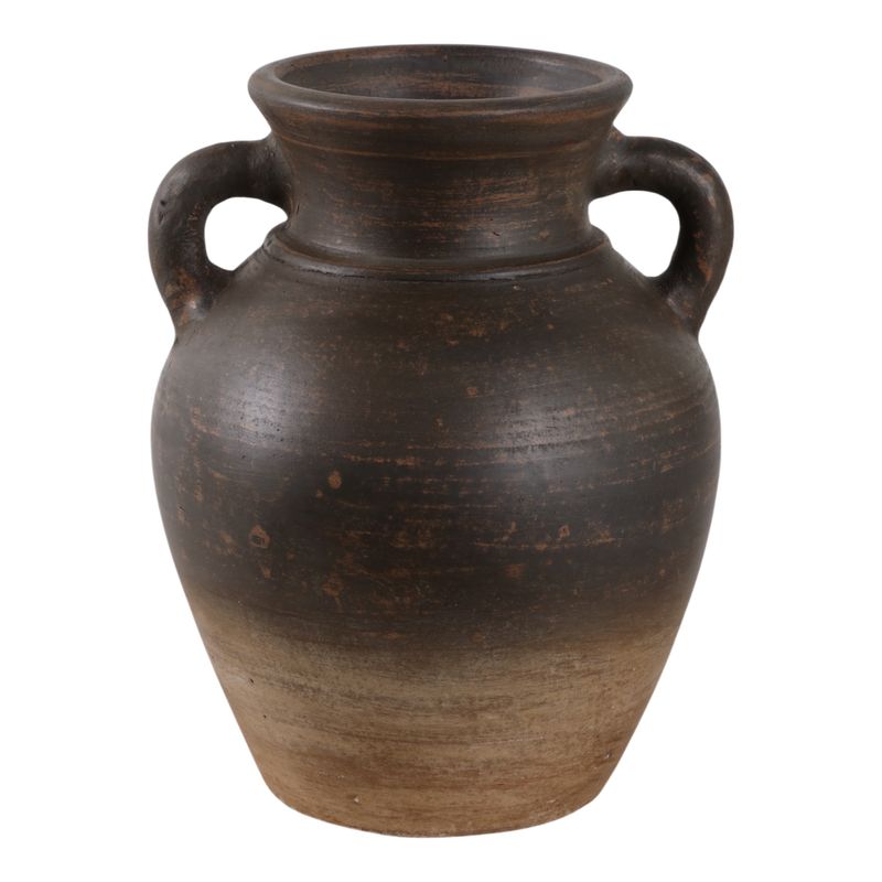 CARLINROSE BROWN VASE 10 (IN) - Imagen 5
