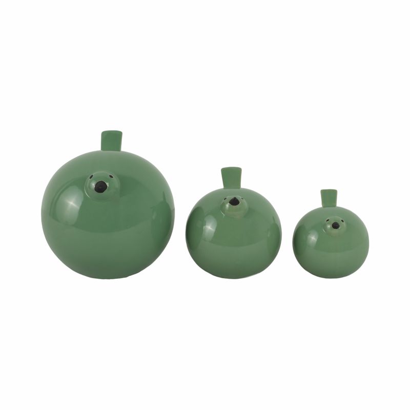 HARKENLEY SET OF 3 GREEN DECOR 7 (IN) - Imagen 5