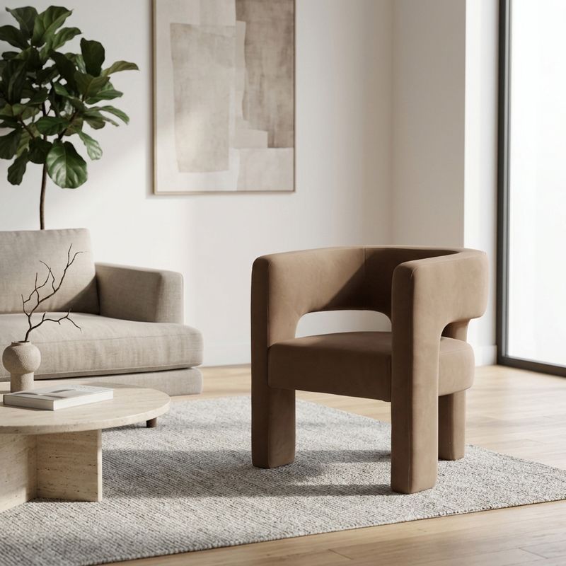 GLENNPARK BROWN CHAIR 29 (IN) - Imagen 2