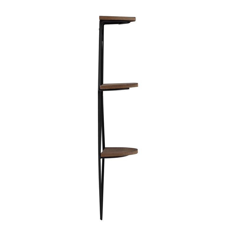 WALTBEACH BROWN WALL SHELF 21 (IN) - Imagen 4