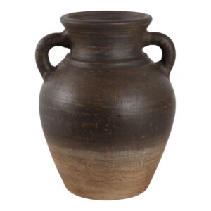CARLINROSE BROWN VASE 10 (IN)