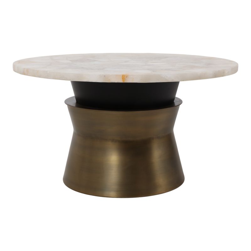 COLVINPORT GOLD COFFEE TABLE 17 (IN) - Imagen 3